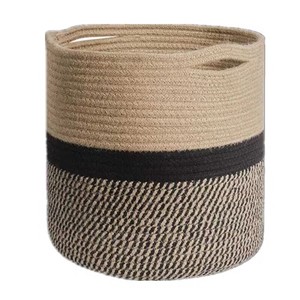 Handmade Extra Large Storage Baskets Cotton Rope Basket Woven Baby Kids Toy Gift Laundry Basket