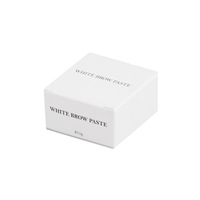 Pâte de Mappage des Sourcils 10g, Teinture Pigmentée pour Sourcils, Kit d'Artiste pour Lifting, Maquillage Permanent, Blanc Lavable, Outil de Maquillage pour Lèvres et Peau en Salon