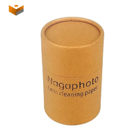 Boîte d'emballage cadeau de thé de tube de cylindre de papier de carton recyclé imprimé coloré de logo personnalisé
