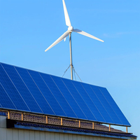 Éolienne 1kW 2kW 3kW 5kW de haute qualité, mini-générateur d'énergie éolienne à axe horizontal 400W pour usage domestique