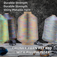 Fil Métallique Durable pour la Couture – Type MS, Fil Doré et Argenté, Mélange Polyester Nylon pour Bordures de Vêtements Haut de Gamme et Projets DIY