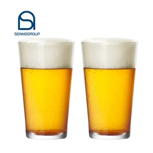 High-quality Classic Pint Craft Beer Glass Cup Heat-resisting Beer Mug Unbreakable Wine Cup Drinking Glasses Juice For Bar