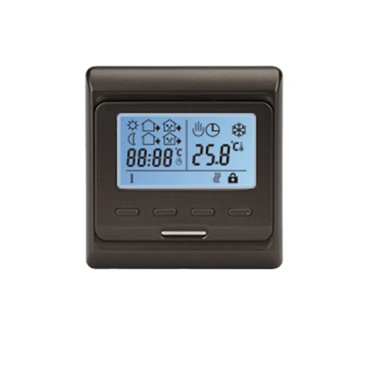 M6 E51 programmierbarer LCD-bildschirm-thermostat fußbodenheizung temperaturregler