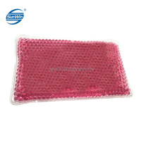 Pack de thérapie chaude et froide personnalisé avec logo, rectangulaire, réutilisable, en PVC de qualité médicale, avec billes de gel Aqua Pearls, 11x18,5 cm