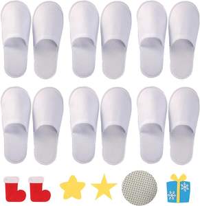 Pantuflas de Spa Desechables, Pantuflas de Hotel Cerradas, Lavables a Máquina, Antideslizantes, para Adultos - Product Image 5