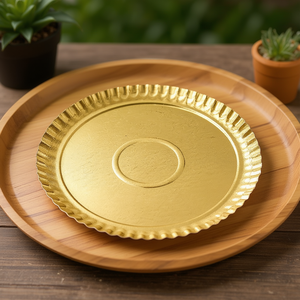 Juego de bandejas desechables 2 piezas cartón (34cm) EASY BAKE Oro 15744 - Product Image 3