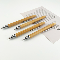 Bolígrafo Creativo de Bambú con Diseño de Animal, Punta de 1.0 mm, Personalizable con Logotipo Grabado con Láser, Ideal para Regalo y Promoción