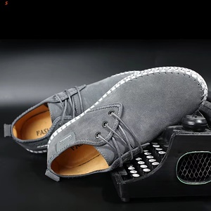 Chaussures Oxford confortables à bout capoté en cuir souple pour homme, idéales pour les mariages, décontractées et pour la marche, avec semelle plate rehaussante - Product Image 4