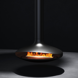 <span class=keywords><strong>Cheminée</strong></span> Bioéthanol Suspendue Murale Moderne pour Hôtels et Villas – Feu Réel à Pellets, Alcool, pour Salon - Product Image 1