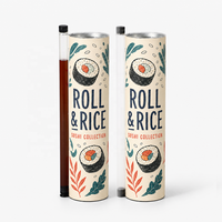 Boîte à sushi en carton écologique de qualité alimentaire avec logo personnalisé, pour emporter, livraison, tube en papier pour sushi