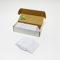 Carte PVC jet d'encre Tiptop, carte d'identité en plastique automatique pour imprimante Epson, carte d'identité vierge CR80 en PVC