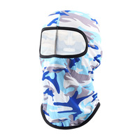 Masque facial tactique de camouflage de Spandex de polyester respirant de haute qualité pour les femmes OEM cagoule un trou pour la moto de sport