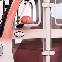 Scooter à trois roues, nouveau tricycle électrique fermé avec cabine, tricycle électrique pour la famille au quotidien