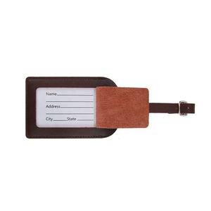 Étiquettes de bagages de voyage en cuir PU de luxe personnalisées, durables, avec plusieurs emplacements pour cartes, taille et couleur personnalisables - Product Image 5