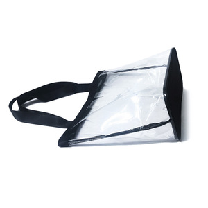 Penggong Transparent Tote Bag 16 Inch Multipurpose Travel Storage Bag With Black Handle For Trip And Commute - Product Image 2