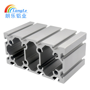 100x200 nhôm hợp kim hồ sơ công nghiệp nặng 100200 nhôm hồ sơ ép đùn CNC Router langle t khe cắm đùn - Product Image 4