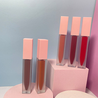 Vente en gros de gloss à lèvres hautement pigmenté de 7 ml, logo personnalisé, gloss à lèvres vegan sans cruauté, rouge à lèvres liquide mat