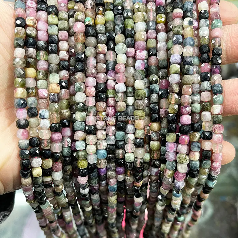 4-5Mm Veelzijdige Vierkante Natuurlijke Crystal Agaat Ambachten Edelsteen Kraal Gele Opaal Kralen Voor Diy Sieraden Accessoires