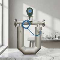 Medidor de Flujo Másico Coriolis en Forma de U de Acero Inoxidable, Apto para Líquidos/Gases/Aire, con Alta Precisión y Diseño Integral