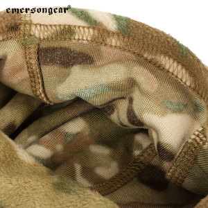 Камуфляжная тактическая маска-капюшон Emersongear, зимний ветрозащитный флисовый утепленный капюшон - Product Image 6