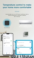 Capteur de température et d'humidité WiFi Tuya Mini avec écran LCD, compatible avec les appareils de maison intelligente Alexa