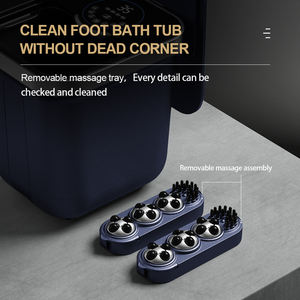 2024 inteligente motorizado pie Spa UV purificación pie baño cubo Shiatsu acupresión masaje fumigación terapéutico pie masajeador - Product Image 5