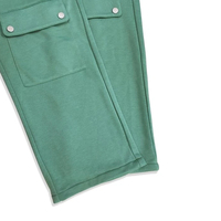 Pantalon de jogging personnalisé en molleton épais avec patchwork, multi-poches, respirant, coupe ample, grande taille, pour homme, style cargo
