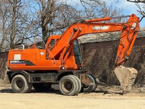Excavadora de ruedas usada Excavadora Doosan de ruedas en buenas condiciones para la venta - Product Image 6