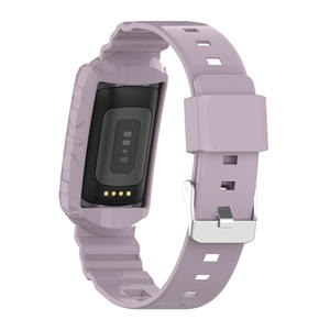 Bracelet de montre étanche en silicone adapté au bracelet de montre <span class=keywords><strong>Fitbit</strong></span> <span class=keywords><strong>Charge</strong></span> <span class=keywords><strong>3</strong></span>/4/5/6 Bracelet intégré pour sports intelligents - Product Image 2