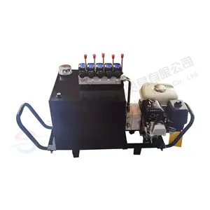 Brand new petrol engine powered pack all kinds of oil hydraulic unit solar thermal power station cylinder