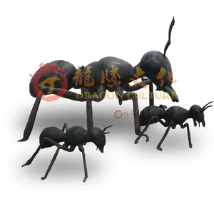 Large Size Popular artificial lifesize top quality outdoor animatronic insect ant model for amusement