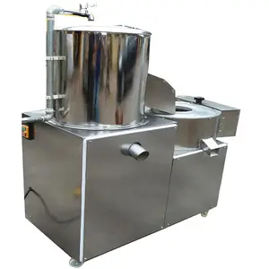 Automatico di lavaggio patate peeling affettare macchina linea di produzione per patatine fritte