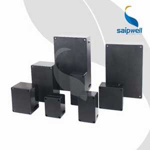 Cajas eléctricas SAIPWELL GRP <span class=keywords><strong>RAL</strong></span> <span class=keywords><strong>9011</strong></span>, cajas de poliéster negro, caja de conexiones industrial GRP EX, panel de control personalizado - Product Image 6