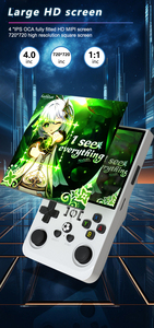 Hot 4-inch màn hình lớn R36 Max xách tay video cầm tay trò chơi máy nghe nhạc 4000mAh consola portatil Linux hệ thống giao diện điều khiển 128GB R36 Max X7 - Product Image 6
