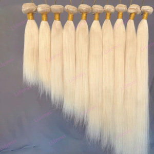 Paquets <span class=keywords><strong>de</strong></span> <span class=keywords><strong>cheveux</strong></span> indiens vierges alignés <span class=keywords><strong>de</strong></span> 40 pouces 12A cuticule couleur blonde droite 613 bon marché 613 closure vendeur d'extensions <span class=keywords><strong>de</strong></span> <span class=keywords><strong>cheveux</strong></span> humains - Product Image 1
