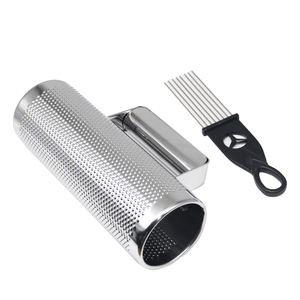 Juego de Raspadores para Guiro de 8 Pulgadas, Cilindro Hueco de Acero Inoxidable con Mango Lateral para Percusionistas Latinos - Product Image 2