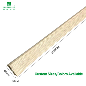 <span class=keywords><strong>Precio</strong></span> Competitivo, Rodapié <span class=keywords><strong>de</strong></span> <span class=keywords><strong>Madera</strong></span> Plástica WPC <span class=keywords><strong>de</strong></span> 60 mm, Ecológico, para Pisos <span class=keywords><strong>de</strong></span> <span class=keywords><strong>Madera</strong></span> Dura, Moderno, para Hospitales y Apartamentos, Color Personalizado - Product Image 5