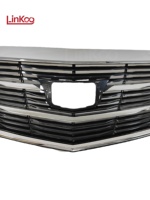 Grille de pare-chocs avant Linkoo 22879627 pour CADILLAC ATS 2016+ Grille électro-plaquée ABS de style américain