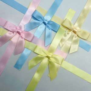 <span class=keywords><strong>Noeud</strong></span> <span class=keywords><strong>papillon</strong></span> pré-fabriqué de 3 pouces nœud ruban de satin polyester pour Noël - Product Image 3
