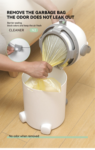 Contenedor de Pañales con Control de Olores, Diseño Nuevo 2026, Venta al por Mayor, Cubo de Basura para Productos de Bebé Recién Nacido para el Hogar con Bolsa de Basura de Plástico - Product Image 3