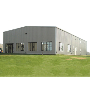 Structure à ossature métallique fabriquée en usine Maison préfabriquée <span class=keywords><strong>Garage</strong></span> de voiture à double <span class=keywords><strong>porte</strong></span> Parking pour camions Entrepôt de bâtiments en acier - Product Image 1