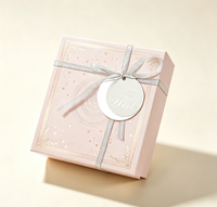Boîte cadeau rectangulaire rigide biodégradable en papier recyclable avec fermeture magnétique en feuille holographique de luxe, impression quadricolore