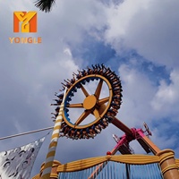 Manège à Pendules Géant au Meilleur Prix avec Éclairage LED Personnalisable pour Parc d'Attractions Nocturne