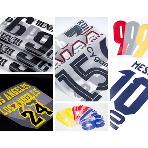 Ensembles de noms et numéros de maillots de football de la Coupe du Monde 2026/27 de la Belgique à thermocoller, transfert thermique sérigraphié, badges pour maillots de football - Product Image 3