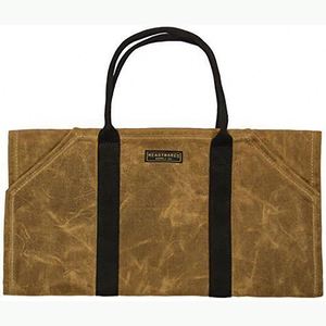 Free Sample Heavy Duty <b>Waxed</b> <b>Canvas</b> Log Carrier Tote Firewood <b>Bag</b> Large Firewood Carrier <b>Bag</b> for Wood Stove Accessories - Product Image 2