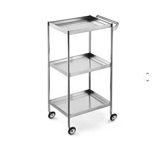 Wholesale Top Quality Barber Shop Furniture Hair Salon Trolley with Storage - Product Image 2