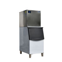 Macchina per Cubetti di Ghiaccio 200kg/24h per Produrre Ghiaccio Pulito per Negozi di Tè o Bar, Macchine per Ghiaccio Commerciali