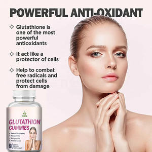 खमीर प्राकृतिक एल-ग्लूटाथियोन गुम्मस सफेद चमकी त्वचा त्वचा चमकदार सुंदरता गुम्मस एंटी-ऑक्सीडेंट कोलेजन - Product Image 2