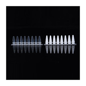 Yueside Pcr Eight Row <b>Tubes</b> 0.2ml Transparent Porcelain White Laboratory Consumables <b>Plastic</b> Test <b>Tubes</b> - Product Image 4