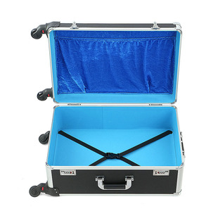 Maletín de aluminio de alta resistencia de tamaño personalizado, caja de herramientas de metal <span class=keywords><strong>con</strong></span> <span class=keywords><strong>ruedas</strong></span> - Product Image 2